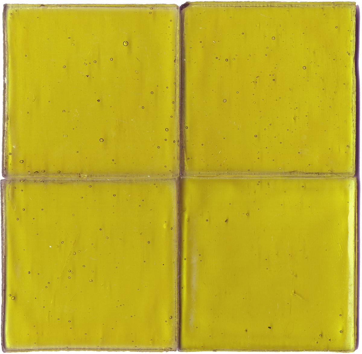 Carreaux en verre n°17 "Yellow Transparent"