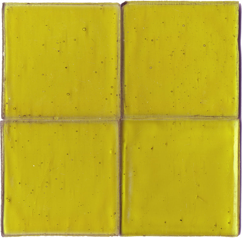Carreaux en verre n°17 "Yellow Transparent"