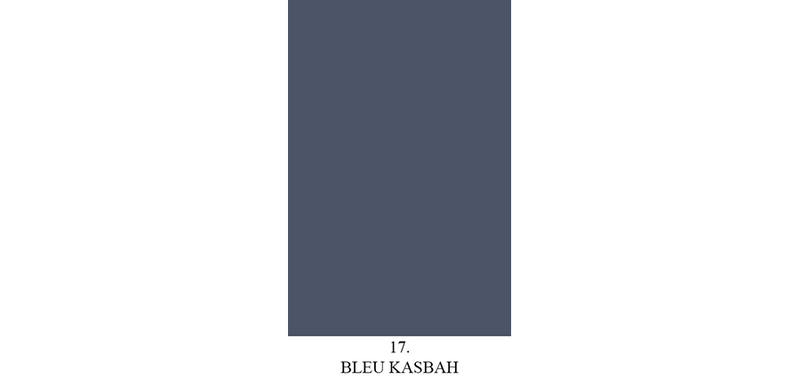 Bleu Kasbah n° 17
