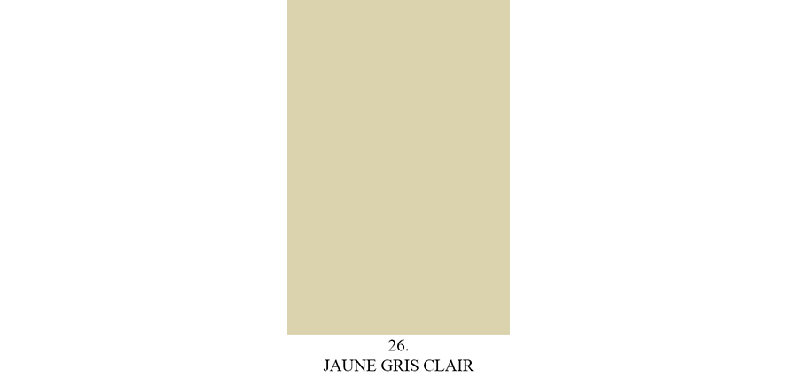 Jaune Gris Clair n° 26
