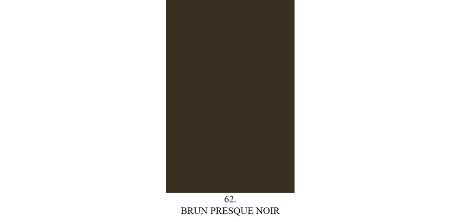 Brun Presque Noir n° 62