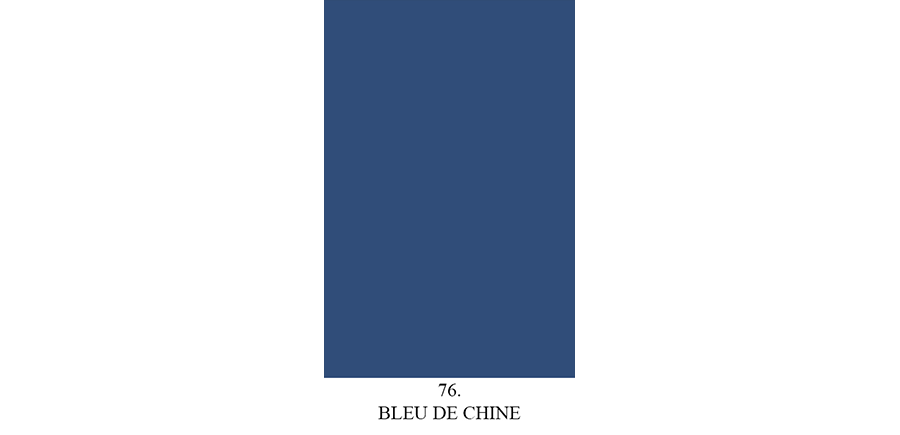 Bleu de Chine n° 76